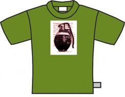 Grenade T-Shirt (Small Mens)